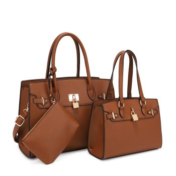 US-30067A SET BR DESIGNER 2 BAGS WITH COIN BAG