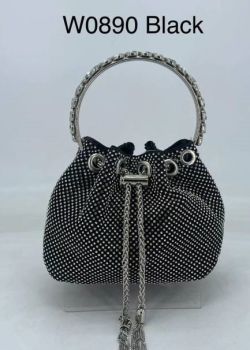 W0890 BK MASH EVENNING BAG