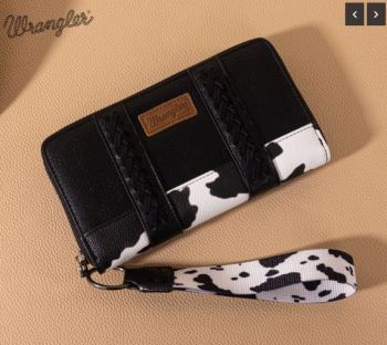 WG102-W006 BK Wrangler Cow Print Wall