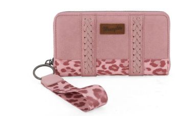 WG102-W006 PK /LP Wrangler Leopard Print Wallet -Leopard