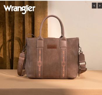 WG199-1824 DKH Wrangler Carry-All Aztec Expandable Tote/Crossbody