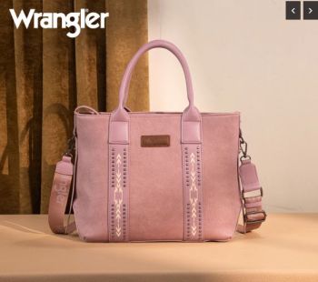 WG199-1824 BDPK Wrangler Carry-All Aztec Expandable Tote/Crossbody