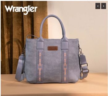 WG199-1824 JN Wrangler Carry-All Aztec Expandable Tote/Crossbody
