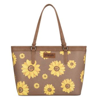 WG204-2002KH Wrangler Sunflower Print Tote Bag