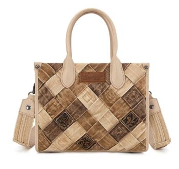 WG210-8120S TN Wrangler Woven Denim Concealed Carry Tote/Crossbody