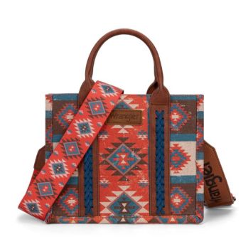WG2209-8120S BD Wrangler Aztec Pattern Dual Sided Print -Tote/Crossbody