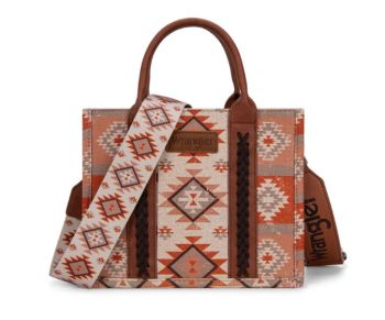 WG2209-8120S TN Wrangler Aztec Pattern Dual Sided Print -Tote/Crossbody