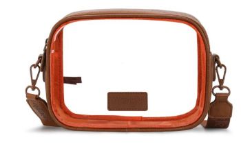 WG229-603 BR Wrangler Clear Crossbody Bag/Stadium Bag
