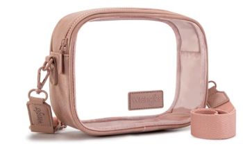 WG229-603 DPK Wrangler Clear Crossbody Bag/Stadium Bag