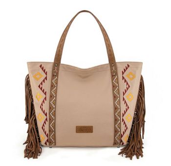 WG233-2002 TN Wrangler Aztec Embroidered Large Tote BaG