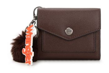 WG274-W079 CF Wrangler Tri-Fold Wallet with Keyring Pom Pom
