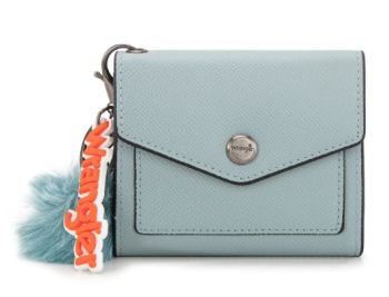 WG274-W079 JN Wrangler Tri-Fold Wallet with Keyring Pom Pom