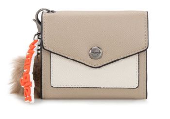 WG274-W079 KH-WT Wrangler Tri-Fold Wallet with Keyring Pom Pom