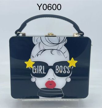 Y0600 BK GIRL BOS BOX BAG