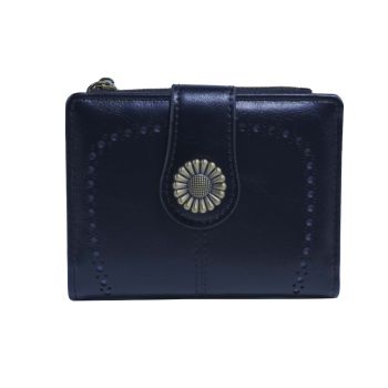 YX25766-6 BK HALF SIZE WALLET