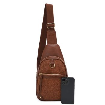 ZM-20551 BR/BR SLING BAG