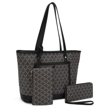 ZS-31448 BK DESIGNER MONO GLAM 3PC SETS