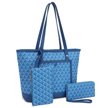 ZS-31448 BL DESIGNER MONO GLAM 3PC SETS