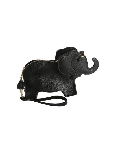 EWB096 BK ELEPHANT CROSSBODY BAG