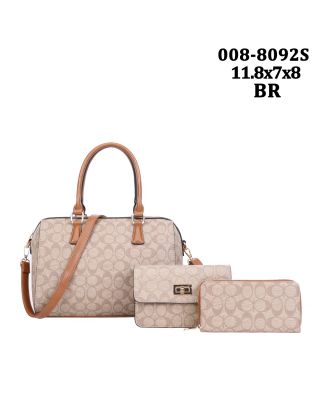 FT-8092S BR MONO GLAM 3PC SET