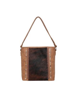 TR117G-918 BR  Trinity Ranch Hair-On Collection Concealed Carry Hobo