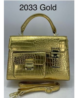 2033 GD CROCO CROSSBODY BAG