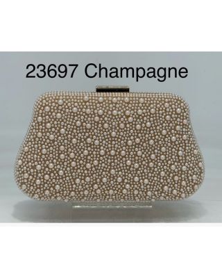 23697 GD PEARL CLUCH BAG