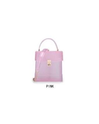 7086 PK Jelly Crossbody Bag