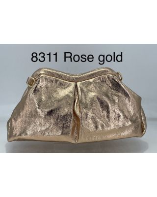 8311 R GD METALIC CLUCH BAG