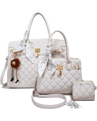 PU25501-T3 BG 2 HANDBAG WITH WALLET SETS