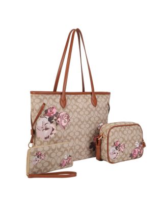 ZW-31626SET BR/TP ROSE MONO GLAM 3PC SETS