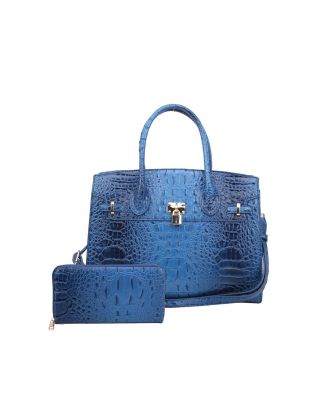 AC1096W BL CROCO WITH WALLET