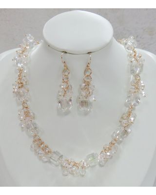 AK630 CLAB NECKLACE SET
