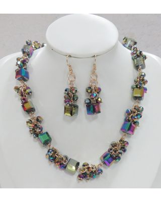 AK630 RB NECKLACE SET