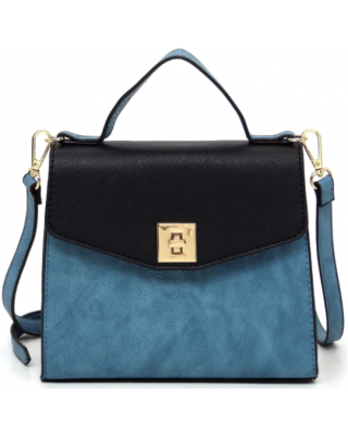 AS2771 JN/BK COLOR MIX CROSBODY BAG