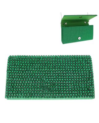 BAG11656 GN FASHION EVENING STONE BAG