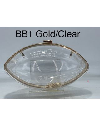 BB1 GD CLEAR foot ball EVENNING BAG