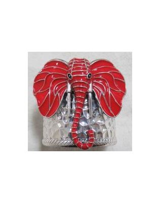BG3852 RED  ELEPHANT BANGLE