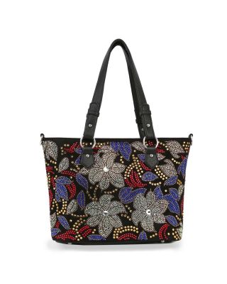 BHD-1372 BK BLING SHOPPING BAG