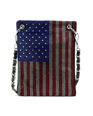 BJT-1001 BK BLING CROSS BODY BAG