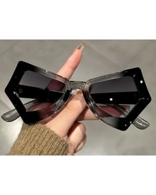 Cat Eye BKWT Butterfly Glasses