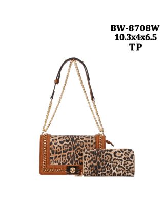 BW-8708W TP LEPERD ANIMAL WITH WALLET