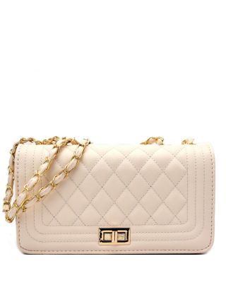 CA8082-IV  CROSSBODY QUILT BAG