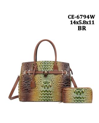 CE-6794W BR RAINBOW CROCO WITH WALLET