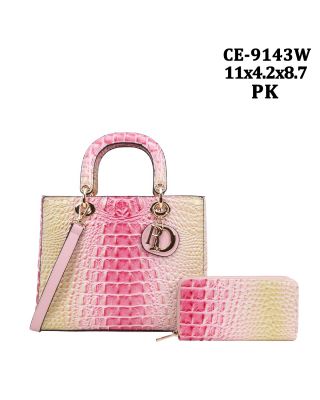 CE-9143W PK RAINBOW CROCO WITH WALLET