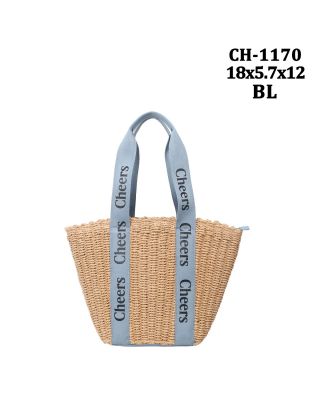 CH-1170 BL STREW TOTE SHOPPING BAG