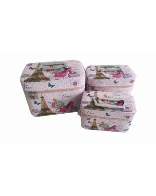 CO-206 3PC COSMETIC CASE