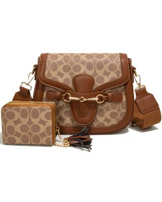 CC25521-M2 CF CROSSBODY HANDBAG WITH WALLET