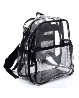 CW215 BK CLEAR BACKPACK