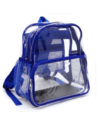 CW215 BL CLEAR BACKPACK
